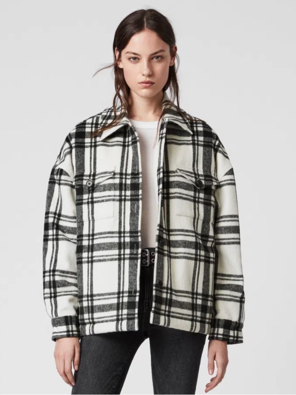 ALLSAINTS Luella Check Jacket XS XSmall